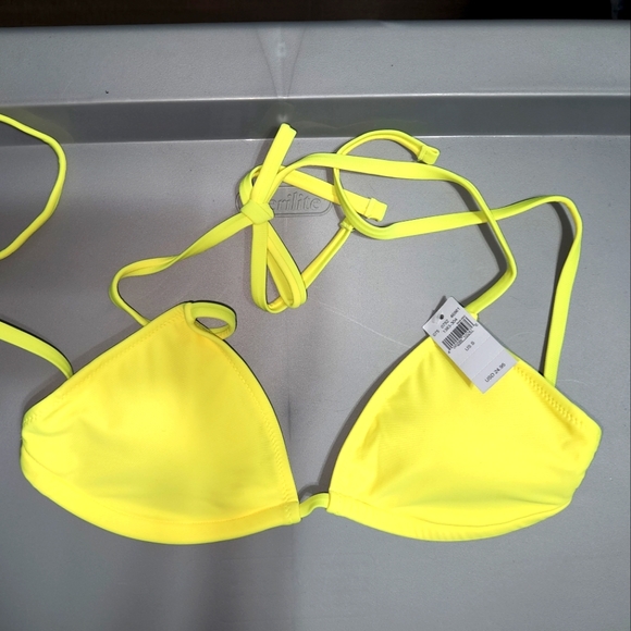 Aerie neon yellow bikini top - Picture 1 of 2